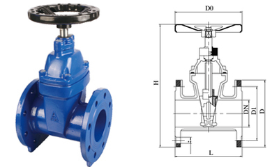 9161弹性密封暗杆闸阀