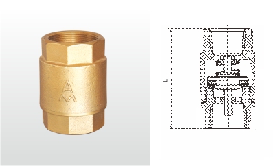 H12X-16T 黄铜立式止回阀