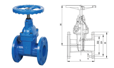 9151弹性座封暗杆闸阀