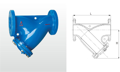 SY14C-H10 SY14C-H16 铁制法兰过滤器