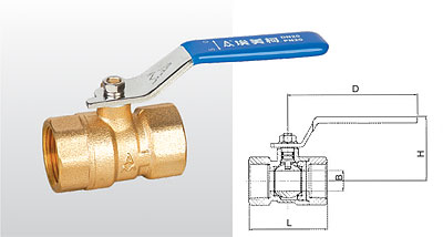 Q11F-20T 黄铜球阀